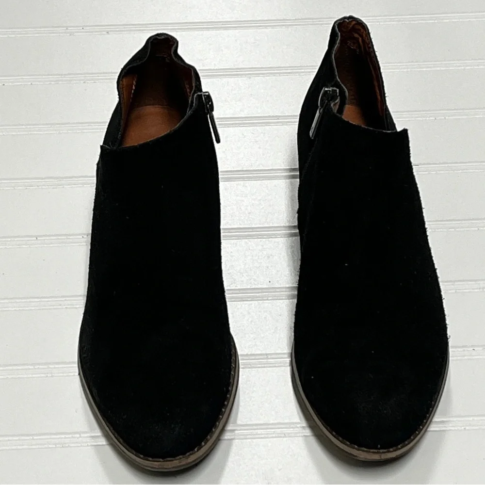 Lucky Brand Fenley Suede Boho Ankle Bootie